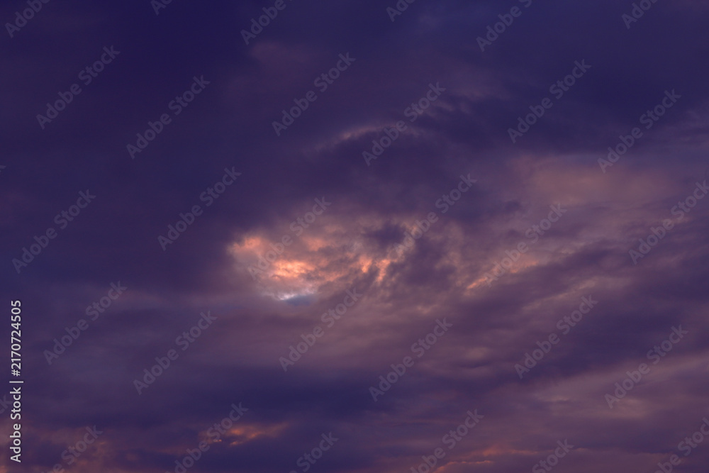 Fototapeta premium Gorgeous sunset over the sea