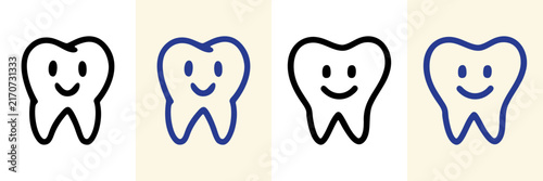 Tooth Health And Dental Care Hand Drawn Doodle Icon Set. Happy Tooth And Smile Sketch Symbol Collection. Dental Clinics And Oral Hygiene Products. Isolated Vector Illustration