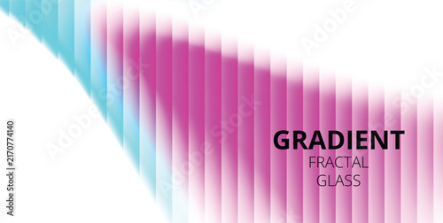 FRACTAL GLASS GRADIENT FLUIDS BACKGROUND TEMPLATE