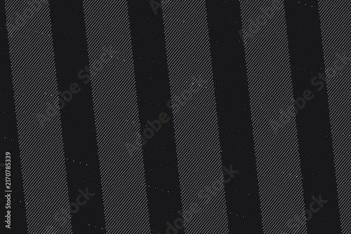 Quadro su tela Monochromatic abstract pattern featuring alternating vertical dark stripes