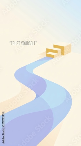 Obraz na płótnie Trust yourself