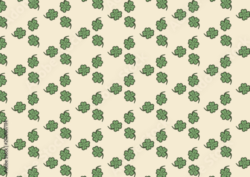 Canvastavla seamless floral pattern