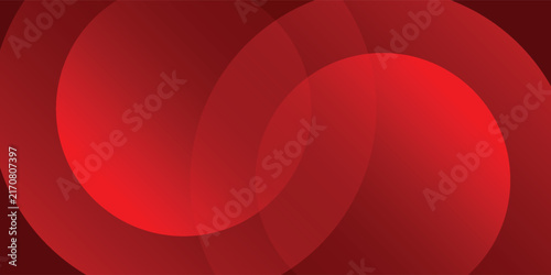 Abstract Dark Red Background with Overlapping Concentric Circles and Vibrant Gradients for Modern Web Banner, Corporate Presentation, and Digital Cover Design