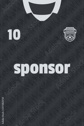 Sports jersey pattern design template
