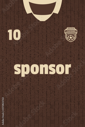 Sports jersey pattern design template