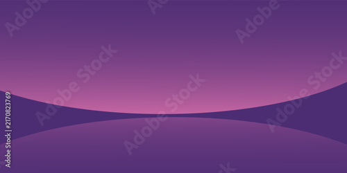 Abstract gradient podium background. Violet, purple and lilac empty 3d studio backdrop.