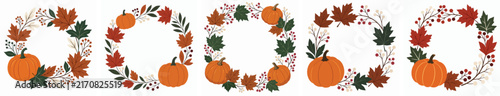 Halloween-themed frame vector. Vektor, illustration, minimalist, flat
