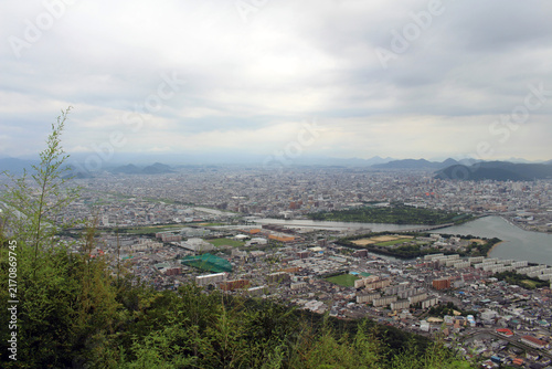 View of Takamatsu Port from Mount Yashima, Kagawa, Japan 2026