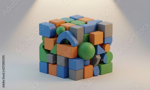 colorful wooden blocks