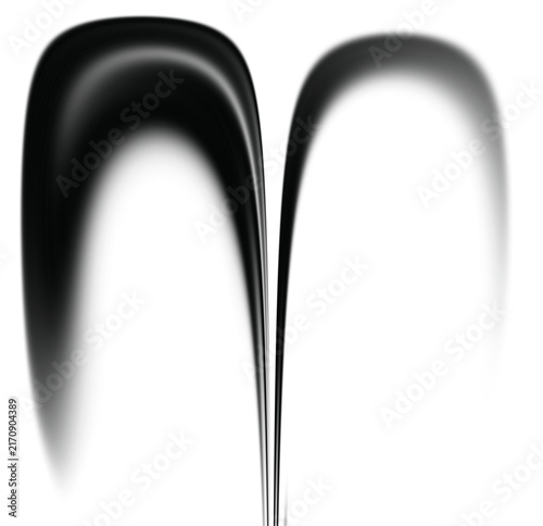 Fotografie A hyper-minimalist black-on-black digital artwork featuring faint, elegant liquid waves barely visible transparent Background