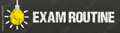 Obraz na płótnie Exam Routine 