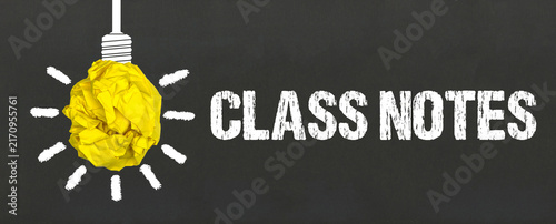 Obraz na płótnie Class Notes 