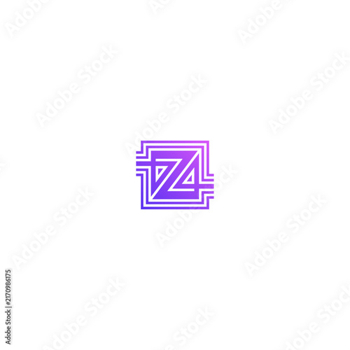 Z4 letter with numbers in a square logo.
