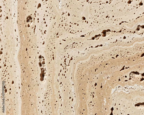 Beige limestone surface