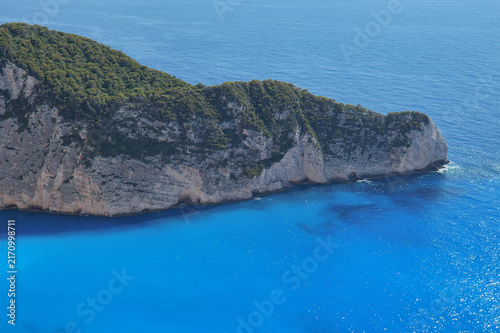 Zakynthos island greenery and perfect water