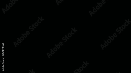 3D render lightning effect A dynamic 3D rendering of a continuous video clip capturing the dramatic path and intensity of a lightning strike against an almost inky black background