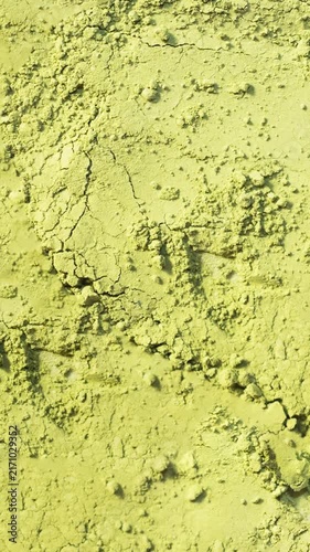 Matcha Powder Texture Close Up, Vibrant Green Japanese Green Tea Background