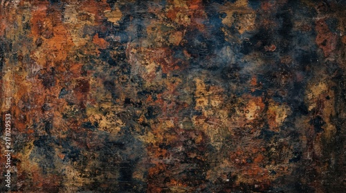 Abstract grunge background with weathered dark textured surface.
