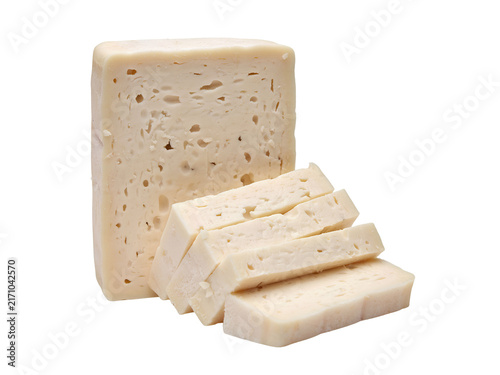 Fotografie Natural soap bars cut into smaller pieces isolated background transparent backgr