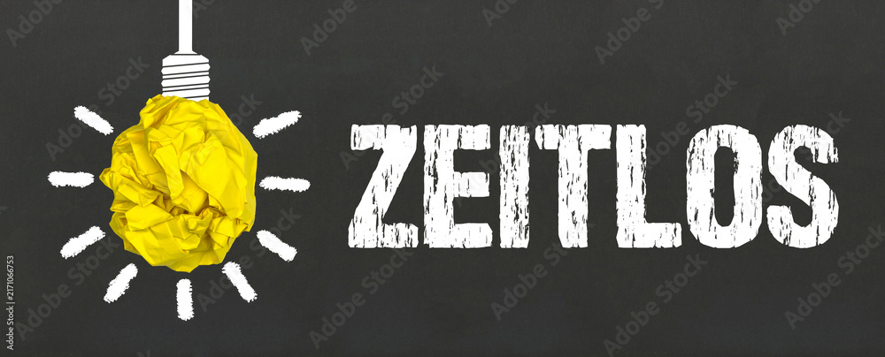 Naklejka premium zeitlos