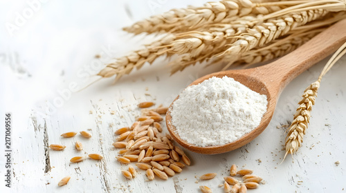 wheat and flour