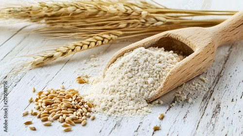 wheat and flour