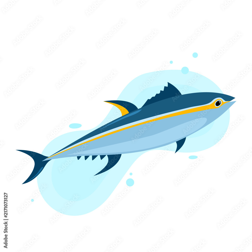 Obraz premium World Tuna Day Illustration