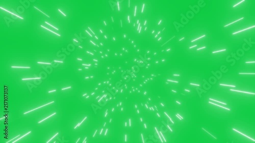 Hyperdrive Starfield Animation, Radial Space Warp, Moving Star Streaks, Speed Tunnel Effect, Cosmic Motion Background, Green Screen Chroma Key, 4K