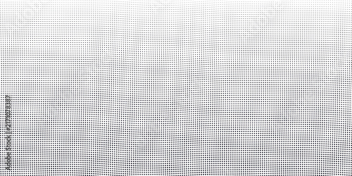 Light gradient halftone dots grunge wide background, Wavy Monochrome Grunge Texture, Faded Gradient Abstract Panoramic Background