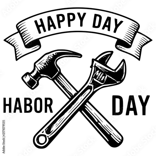 Labor Day Typography and Worker Celebration Design