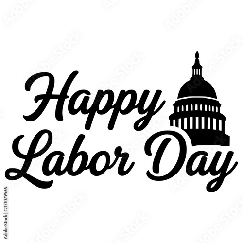 Labor Day Typography and Worker Celebration Design