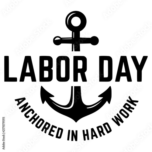 Labor Day Typography and Worker Celebration Design