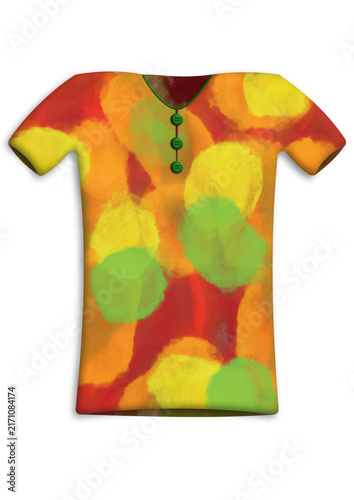 Obraz na plátne Polo ou t-shirt multicolore