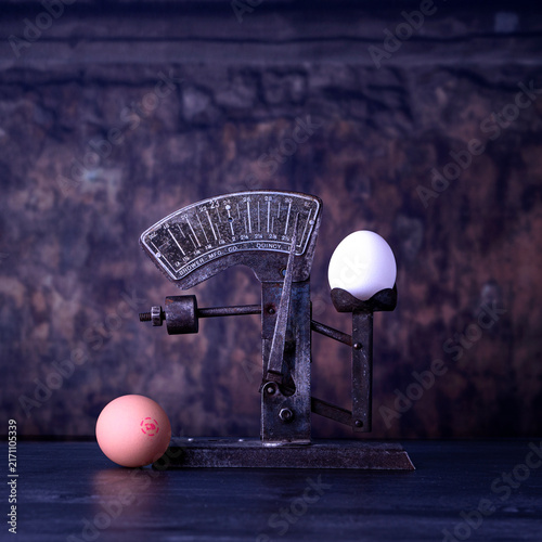 Antique Egg Scale