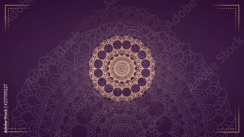 Elegant Luxury Mandala Pattern Background with Golden Ornamentation.