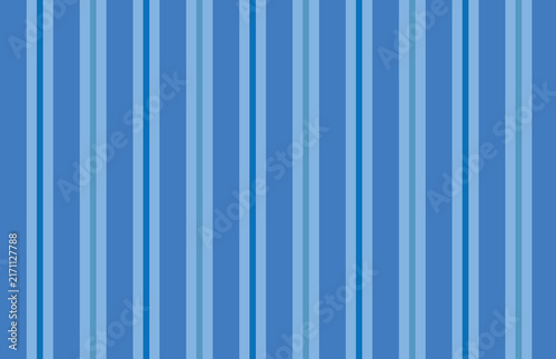 Canvastavla Vertical stripes pattern in shades of blue, featuring alternating light and dark