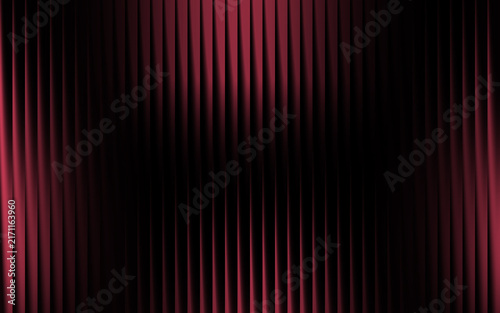 Abstract dark red vertical glass texture with light reflections and shadows