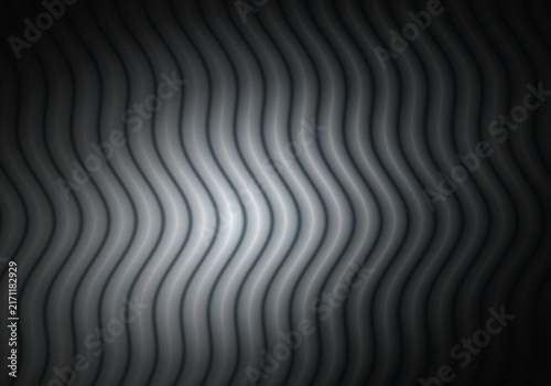 Abstract background, with vertical wavy, lines in shades, of gray and, black, featuring a, soft central light, glow and a, smooth flowing texture