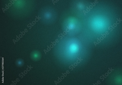 Dark teal background, with soft glowing, green circular light, orbs and a, grainy texture, creating, a moody and, atmospheric digital visual effect