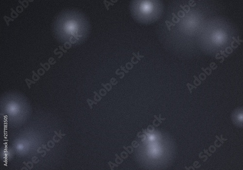 Dark grey background, with soft glowing, white circular light, orbs and a, grainy texture, creating, a moody and, atmospheric digital visual effect