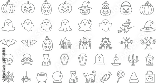 Halloween Classic Icon Set