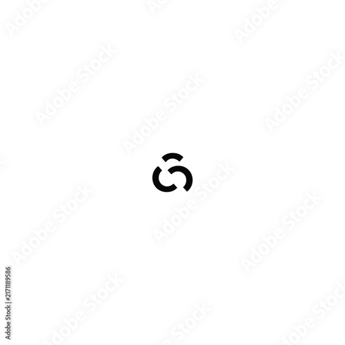 c and g letter vector logo design