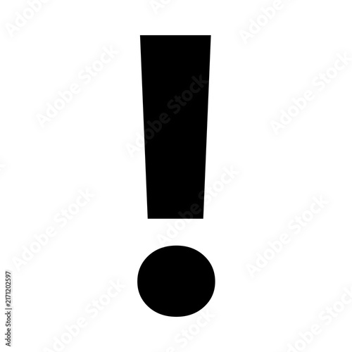 Naklejka Black Punctuation Mark Graphic Symbol