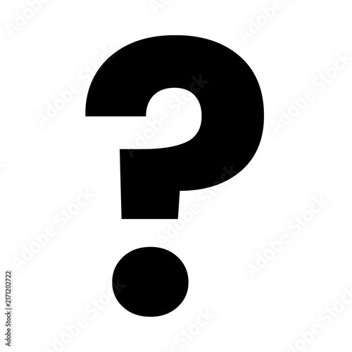 Fototapeta Black Punctuation Mark Graphic Symbol