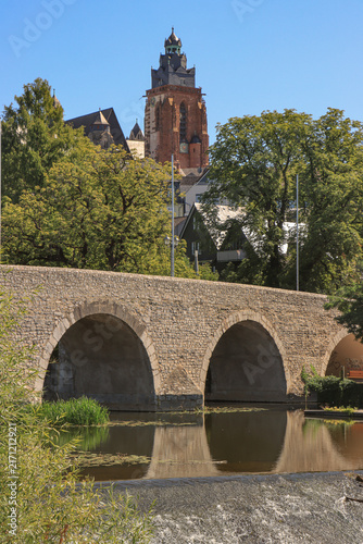 Alte Lahnbrücke und Dom in Wetzlar