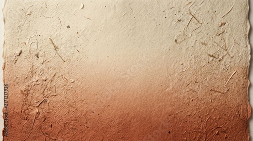 Abstract textured background with a gradient transition from light beige to warm terracotta brown earth tones