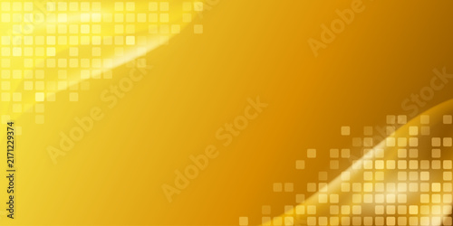 Vibrant golden and orange abstract background featuring a subtle, glowing tile pattern that sweeps across the composition.