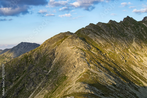 Canvas Print high mountain landscape, Peleaga Ridge, Retezat Mountains, Romania