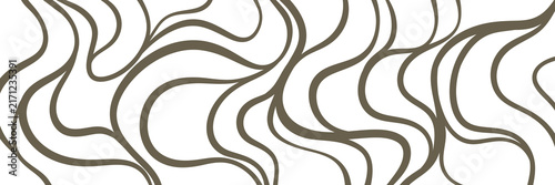 Elegant black and white flowing wavy line pattern overlay. PNG graphic element for luxury packaging, modern branding, and soft art.

