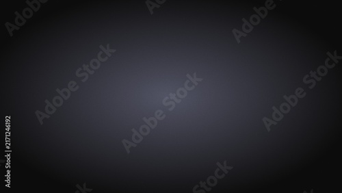 Horizontal Radial Gradient Background Transitioning from Neutral Charcoal Grey Center through Dark Slate Black to Black Base with Vignette